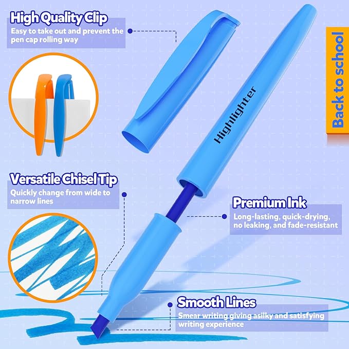 ZERDROFY 180 Count Highlighters Assorted Colors Bulk - Image 3