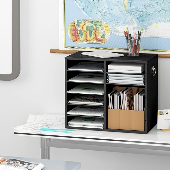 HOOBRO Literature Organizers, 12 Compartments Office Mailbox - Image 9
