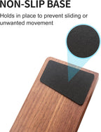 75 Keys Keyboard Wrist Rest - Ergonomic Walnut Wood Palm Rest for Mechanical Keyboard, Non-Slip, Comfortable Typing and Gaming (75 Keys)