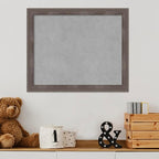 Amanti Art Grey Framed Magnetic Board 19x23 Small Vision Board - Image 5