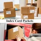 36 Pack Adhesive 4" x 6" Index Card Pockets - Image 4