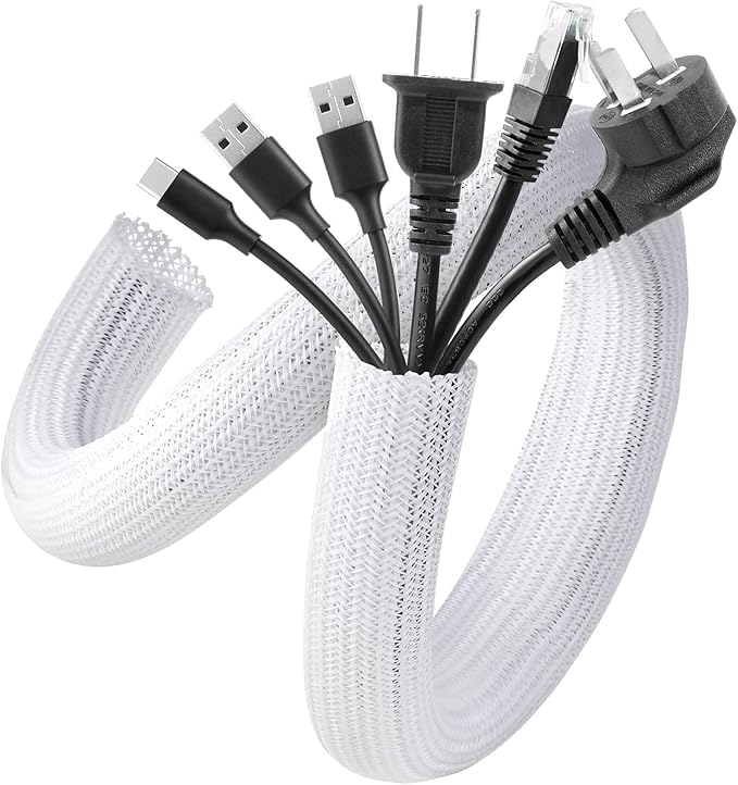 AGPTEK Cable Sleeve Cover, 6.6ft by AGPTEK