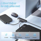 USB 3.0 Hub, VIENON 4-Port USB Hub USB Splitter USB Expander - Image 5