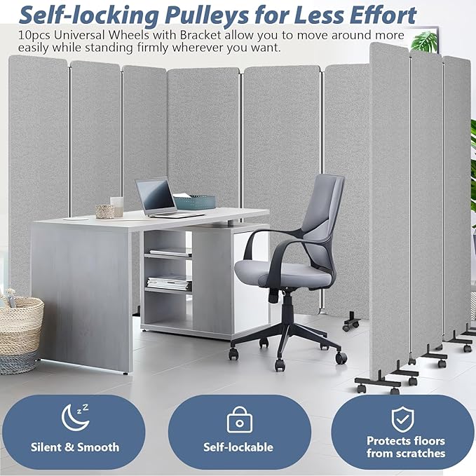 Acoustic Room Divider Privacy Panel - Image 2