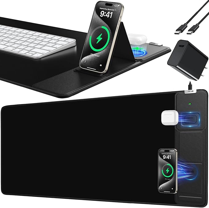 Mouse Pad, Office Desk Mat, Large Gaming Mousepad by miroddi