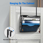 BOHDK Wall File Organizer, 3 Tire Hanging File Folder Mail Organizer, Vertical - Image 4