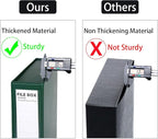 URbantin 6 Pack Foldable Plastic Box Files A4 - Image 4