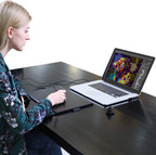 huion inspiroy h1060p graphics drawing tablet, 10 x, front angle view