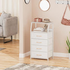 Furnulem Tall 4 Drawers Dresser, Vertical Storage Tower - Image 8
