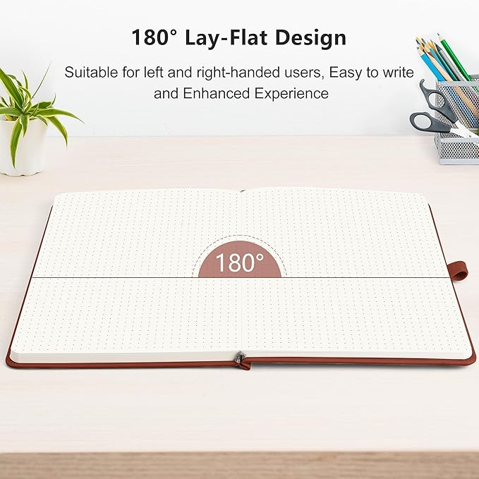 RETTACY Bullet Dotted Journal Notebook, 320 Numbered Pages, A5 Medium Size - Image 6