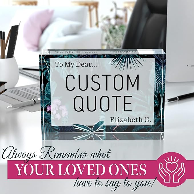 Custom Acrylic Sign Personalized, Custom Desk Name Plate, 18 Styles, - Image 5