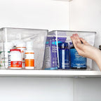 Vtopmart 12 Pack Clear Stackable Storage Bins - Image 5