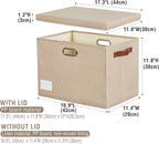 Roobyl 17" Large Collapsible Storage Bins - Image 3