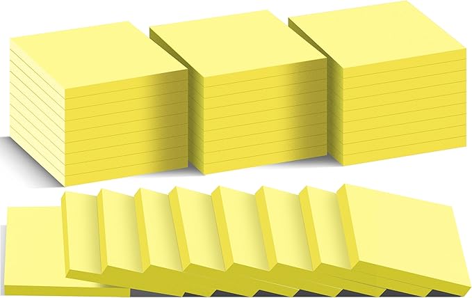 Sticky Notes 3x3 in Post, Strong Adhesive by VIPSTAR