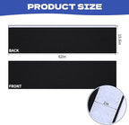 Under Desk Privacy Panel 62 x 15 Inch Self-Adhesive Modesty Panel Table Skirts - Image 2