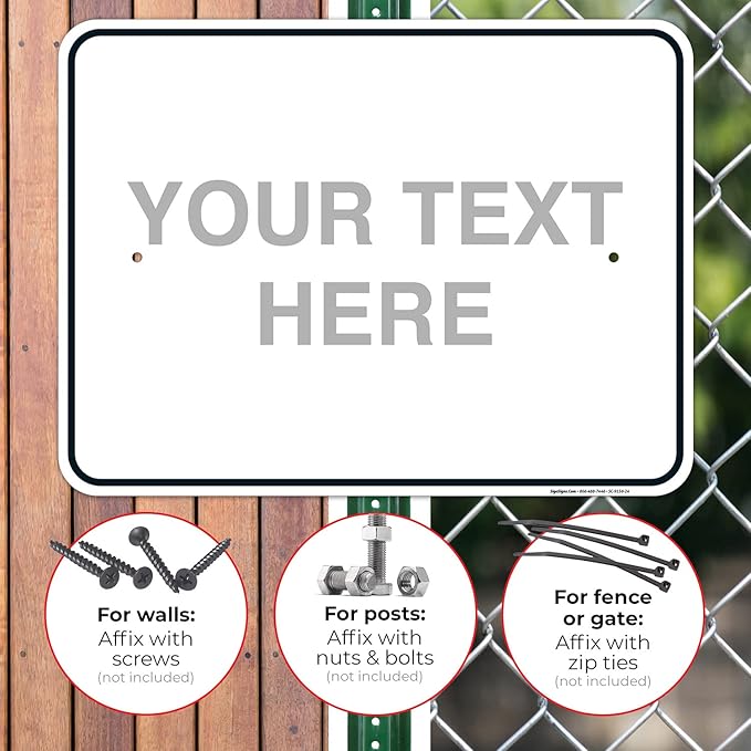 Custom Sign, Personalized Metal Signs, Customize - Image 4