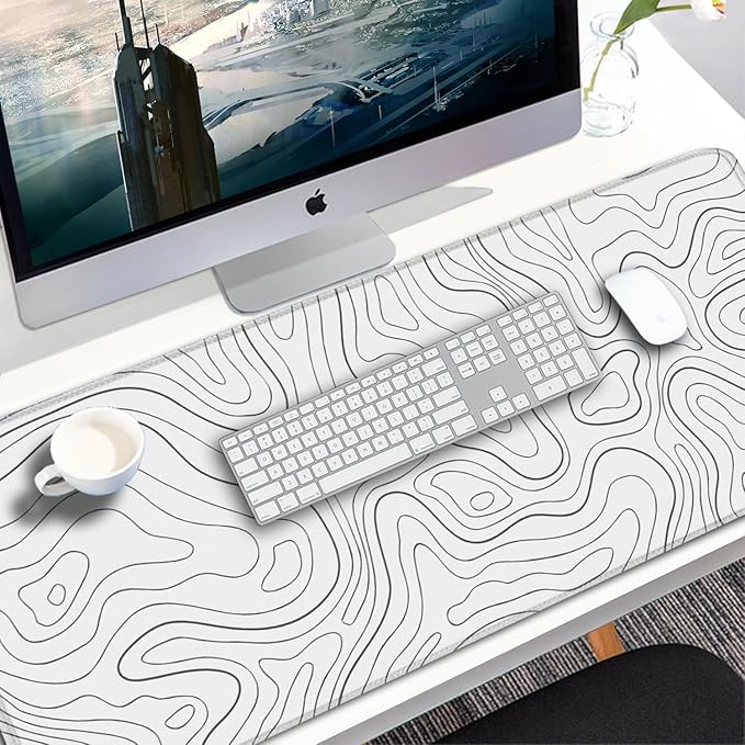 Extended Mouse Pad, 31.5x15.7 inch Large Gaming Computer Keyboard Mouse Mat - Image 7