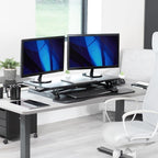 VIVO 36 inch Desk Converter, K Series, Height Adjustable Sit to Stand Riser - Image 8