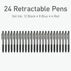 Pentonic GR-T Retractable Gel Pens, 0.7 mm Fine Point, Smooth Writing - Image 3