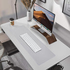 ALOANES Silvery Waterproof Desk Mat, Large Mouse Pad - Image 8