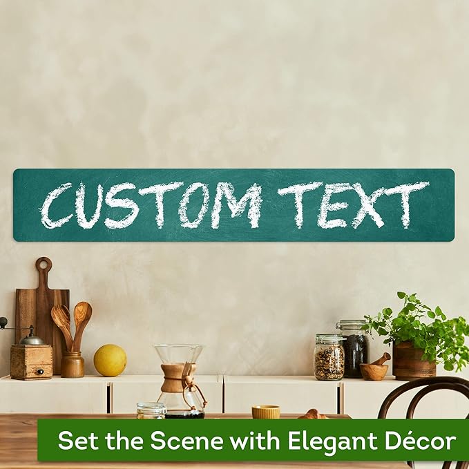 Custom Sign, Custom Street Sign, 11 Font Colors, 13 Font Styles, 4 Hole Options - Image 4