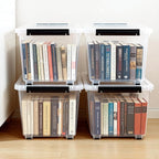 Citylife 54 QT Clear Plastic Storage Bins - Image 5