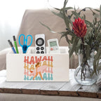 URLLUAE Hawaii Aloha Surf Girl Beach Wooden Pen Pencil Holder - Image 5