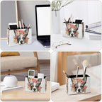 Famame Flowers on Bulldog Head Pencil Holder - Image 4