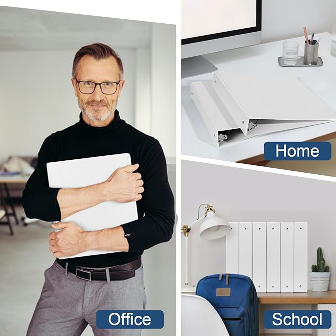 1.5-Inch 3-Ring Binder with Pockets, 1-1/2’’ Premium View Binders with Three - Image 7