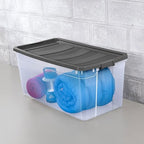 Sterilite 6-Pack Modular Stacker Box, Durable Clear Plastic Storage Bins - Image 6
