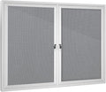 Enclosed Bulletin Board with Locking Door, Outdoor Bulletin Board Weatherproof by Unknown