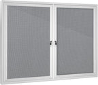 Enclosed Bulletin Board with Locking Door, Outdoor Bulletin Board Weatherproof by Unknown
