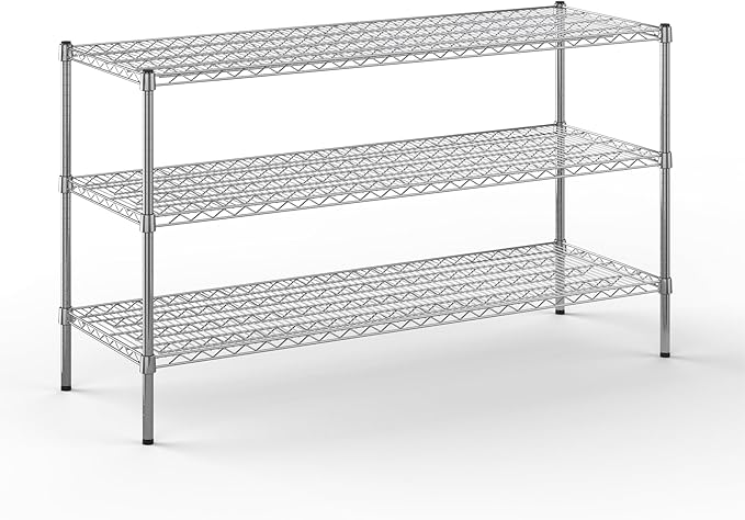 Regal Altair 21" Deep x 60" Wide x 34" Height Wire Shelving Kit | 3-Tier | NSF by Regal+Altair