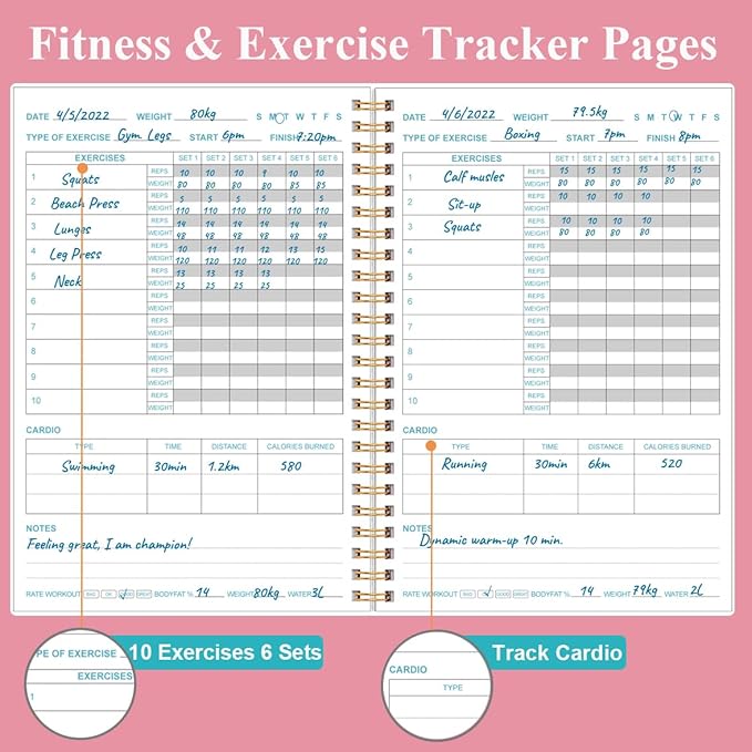 Fitness Journal for Women & Men - Image 3
