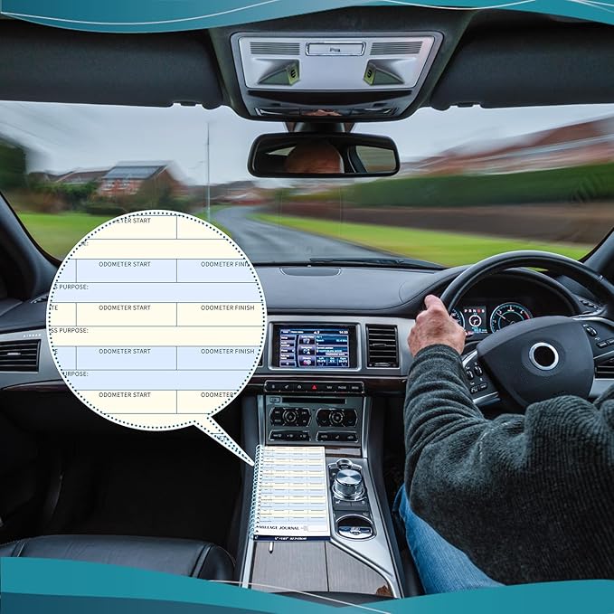 2 Pcs Auto Mileage & Expense Log Book - Image 7