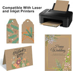 OcePor 200 Sheets Brown Cardstock Paper, Colored Printer Paper 8.5 x 11 - Image 5