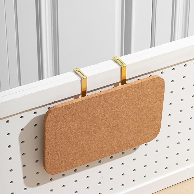 Amylove 4 Pcs Adjustable Cubicle Hanger Universal Partition Metal Cubicle Hooks - Image 5