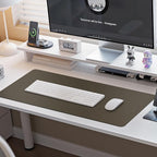 Boutilon Leather Desk Pad Protector, Non-Slip Mouse Pad, Laptop Desk Pad - Image 6