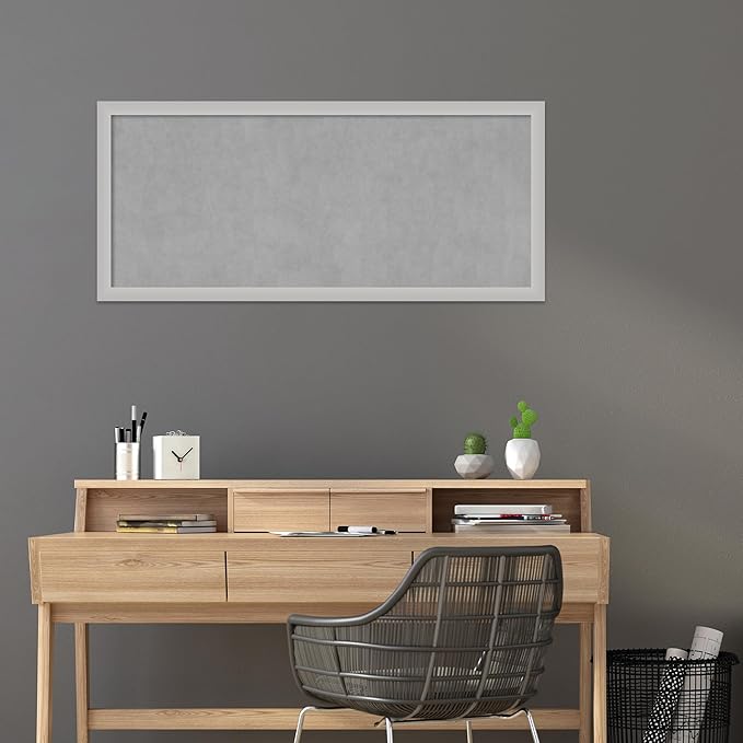 Amanti Art Silver Framed Magnetic Board 23x51 Oversize Vision Board - Image 5
