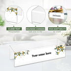 10 Pieces Cubicle Name Plate Holders fits 2.25 Inch Wall Cubicle Name Tags - Image 3