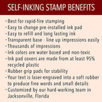The Duncans Personalized Self-Inking Address Stamp | Envelope Return Address - Image 7