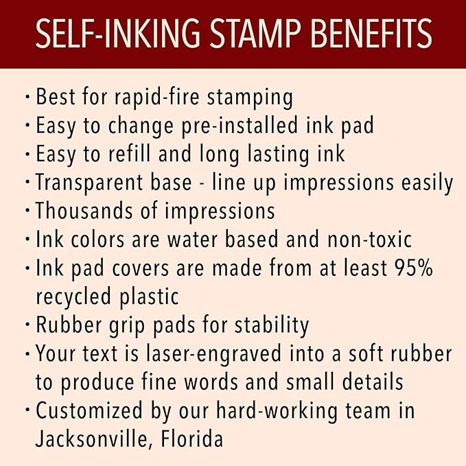 The Duncans Personalized Self-Inking Address Stamp | Envelope Return Address - Image 7