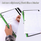 Tashkummy 360° Pivotable 3 Ring Clipboard Binder, Foldable Binders 1 Inch Fits - Image 2