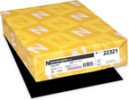 neenah paper 22321 color paper, 24lb, 8 1/2 shown in use