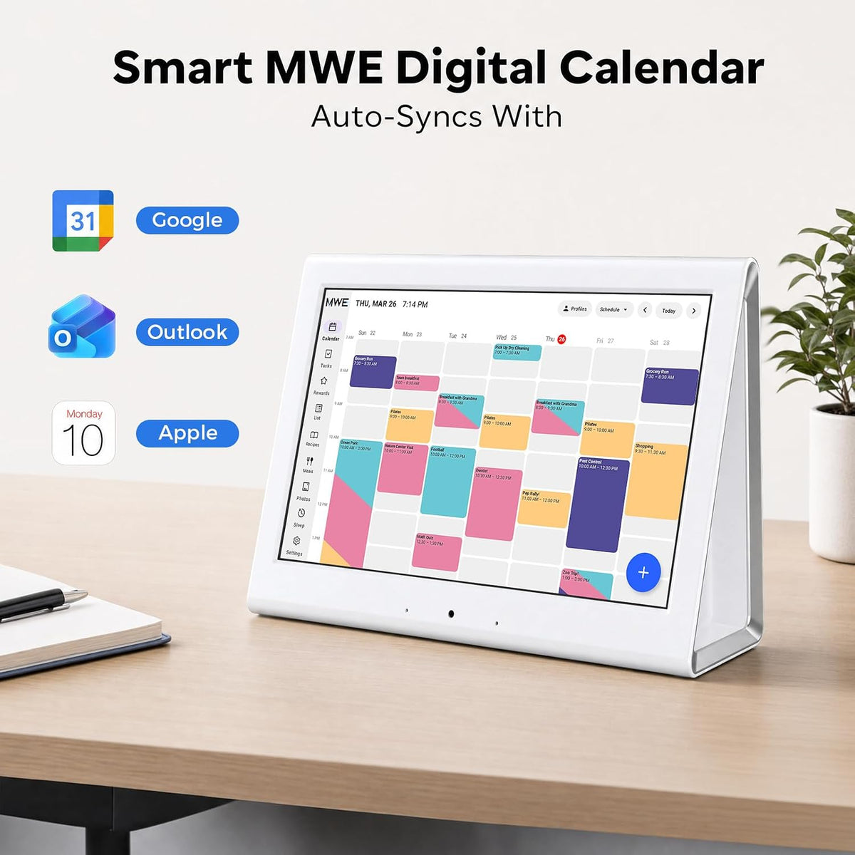 2026 Smart Digital Calendar No Subscription Electronic Calendar