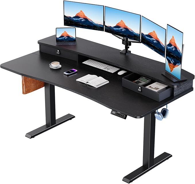 HUANUO 60″ x 30″ Electric Standing Desk by HUANUO