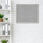 Amanti Art Silver Framed Magnetic Board 21x25 Medium Vision Board - Image 5