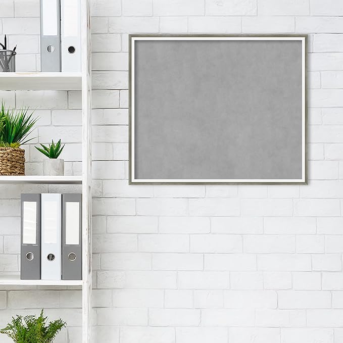 Amanti Art Silver Framed Magnetic Board 21x25 Medium Vision Board - Image 5
