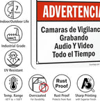 SmartSign 2-Pack 'Warning Audio And Video Surveillance On Duty At All Times' - Image 8