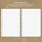 Clever Fox Password Book Spiral – Internet Address & Password Organizer - Image 6